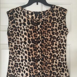 NWT The Limited Pleated Keyhole Blouse